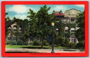 Postcard Chatham Ontario c1953 Vocational School William Street