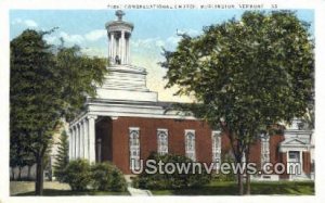 First Congregational Church - Burlington, Vermont VT  