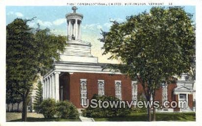 First Congregational Church - Burlington, Vermont VT  