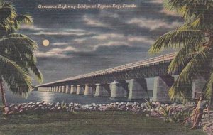 Florida Pigeon Key Overseas Highway Bridge At Pigeon Key