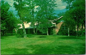 Vtg Caldwell Texas TX Hus School Encampment Youth Summer Church School Postcard