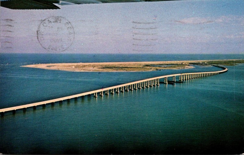 North Carolina Outer Banks Herbert C Bonner Bridge Spanning Oregon Inlet 1966