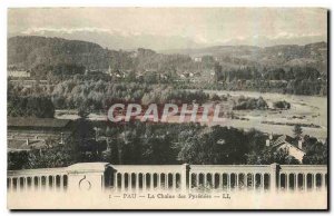 Old Postcard Pau La Chaine des Pyrenees