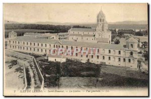 Islands of pilgrims Old Postcard Saint Honorat The cloister General view