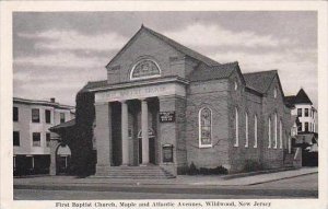 New Jersey Wildwood First Baptist Church Maple And Atlantic Avenues