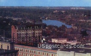 Brown Hotel - Des Moines River, Iowa IA