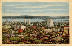 Canada - Quebec, Montreal. View from Mt Royal