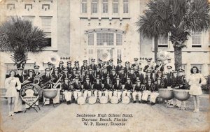 Daytona Beach Florida Seabreeze High School Band Photo Print Vintage PC U6001