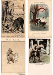 OURS BEAR BEARS ANIMAUX 21 CPA + 5 TRADE CARDS