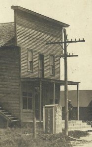 Frontier MICHIGAN RP c1910 GENERAL STORE Main St. GHOST TOWN nr Coldwater Hudson