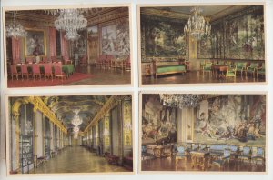 P3039, old postcard inside views the royal palace stockholm sweden, unused