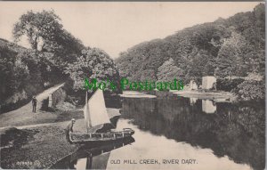 Devon Postcard - Dartmouth, Old Mill Creek, River Dart  RS33101