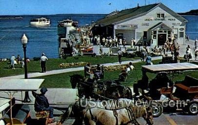 Union Terminal Pier in Mackinac Island, Michigan