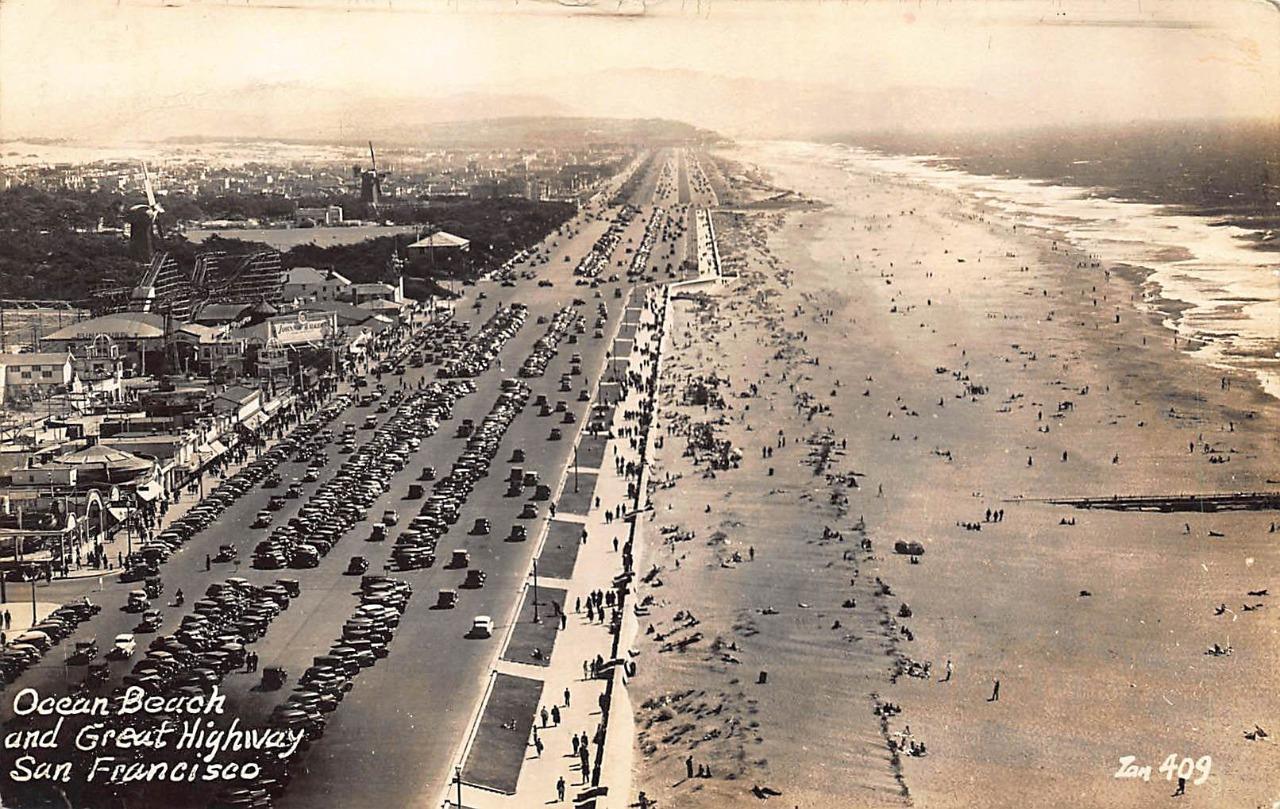 Brazil Santos Brasil Praia Do Guaruja Vintage RPPC C053  Latin & South  America - South America - Brazil, Postcard / HipPostcard