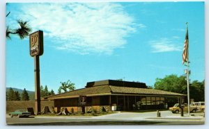 POST FALLS, ID ~ Roadside TJ'S PANTRY Restaurant 1960s Kootenai County  Postcard