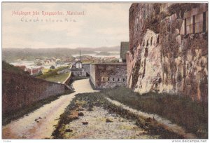 MARSTRAND, Sweden, 1900-1910's; Nedganden Fran Kungsporten