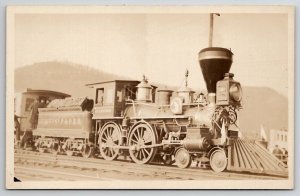 Port Jarvis NY RPPC Wm Crooks Locomotive 1939 Route Worlds Fair Postcard L26