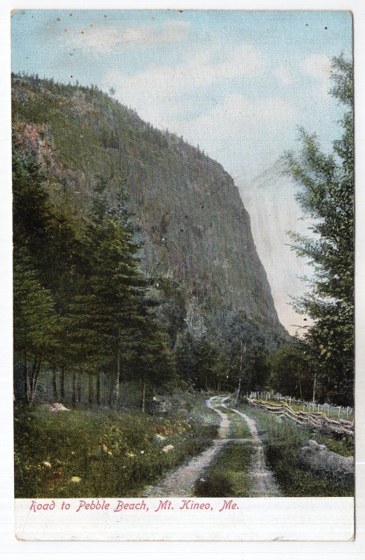 Mt. Kineo, Me., Road to Pebble Beach