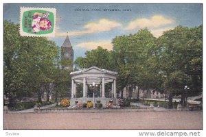 Central Park, OTTUMWA, Iowa, PU-1948