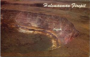 Halemaumau Firepit Kilauea Volcano Hawaii HI Air Tours Unused Postcard E14