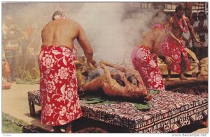 HAWAII; Luau Pig, Main Dish at every feast, 40-60s