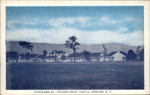 Pawling New York NY Holiday Hills Cottages YMCA Vintage Postcard