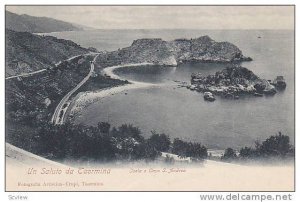 Isola e Capo S. Andrea, Un Saluto Da Taormina (Messina), Sicily, Italy, 1900-...