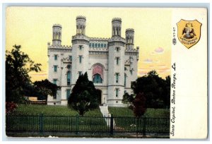 c1910 State Capitol Exterior Building Baton Rouge Louisiana LA Vintage Postcard