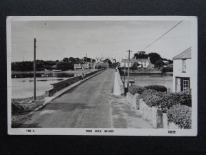 Wales Anglesey Holy Island FOUR MILE BRIDGE c1960s RP Postcard by Frith