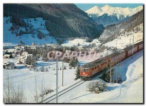 Postcard Modern Rh�tische Bahn Ge 6/6 I 704 Davos