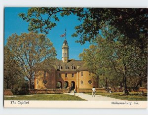 Postcard The Capitol, Williamsburg, Virginia