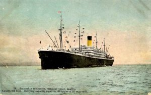 Oriental Liner - Steamer Minnesota at Seattle