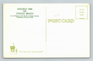 Cocoa Beach FL-Florida, Holiday Inn, Advertisement, Chrome Postcard