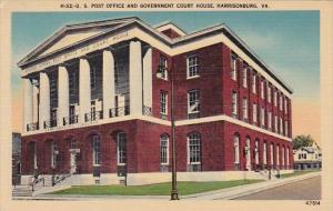 Virginia Harrisonburg U S Post Office And Government Court House