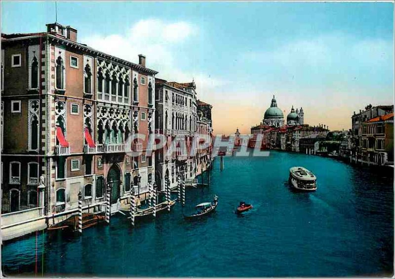 Modern Postcard Venice Grand Canal and Palazzo Franchetti