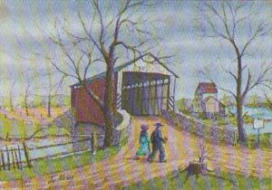 Dutch Art Covered Bridge by Jay McVey