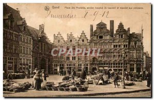 Belgie Belgium Ghent Postcard Old Place Ste Pharaide Former Hospice St Lawren...