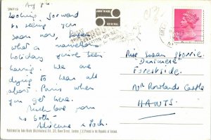 3NF19 Postcard Vintage John Hinde Original PM 2c Stamp WOB London Vintage Vtg 