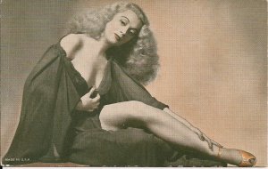 Arcade Card, Beautiful Woman, Sexy Blonde Pin Up 1930-50