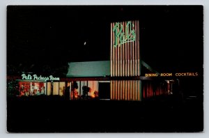 Pal's Package Room  Restaurant    Postcard