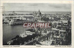 Old Postcard Panorama dal Campanile Venezia panorama seen from the bell tower