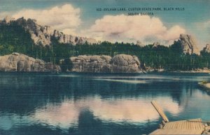 Sylvan Lake, Custer State Park - Black Hills SD, South Dakota - Linen