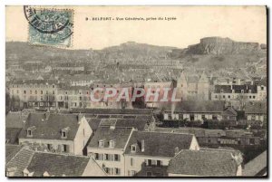 Old Postcard Belfort Vue Generale Jack Du Lycee