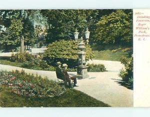 Unused Pre-1907 PARK SCENE Providence Rhode Island RI r7501