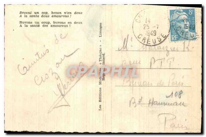 Old Postcard Little Limousin