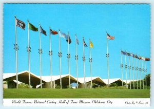 OKLAHOMA CITY, OK ~ Famous NATIONAL COWBOY HALL of FAME  4 x 6 Postcard