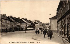 CPA SARREBOURG - Place du Marché (386340)