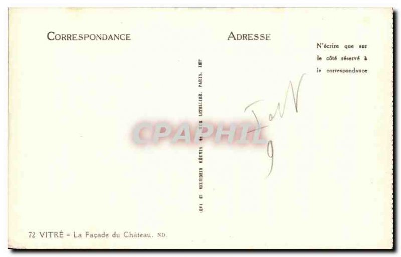 Old Postcard The Glass Facade Du Chateau