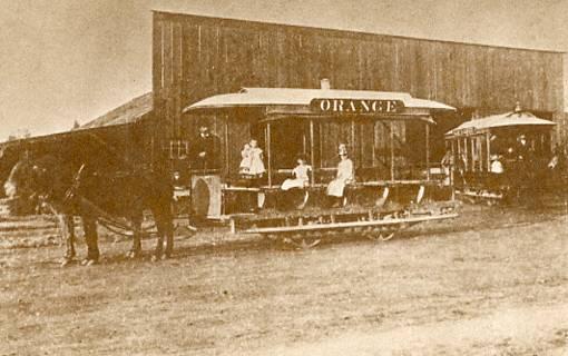 CA - Santa Ana. Orange & Tustin Street Railway Co.  1880's Reproduction