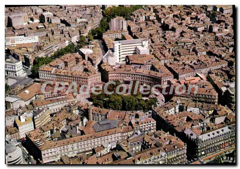 Postcard Modern Art Toulouse city cites Violets Place Wilson